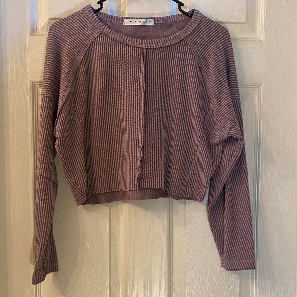 ALTAR’D STATE Ribbed Knit Crop Top - Picture 3 of 10
